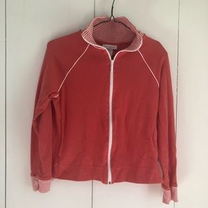 Orange Sporty Fashion Zip Up Jacket